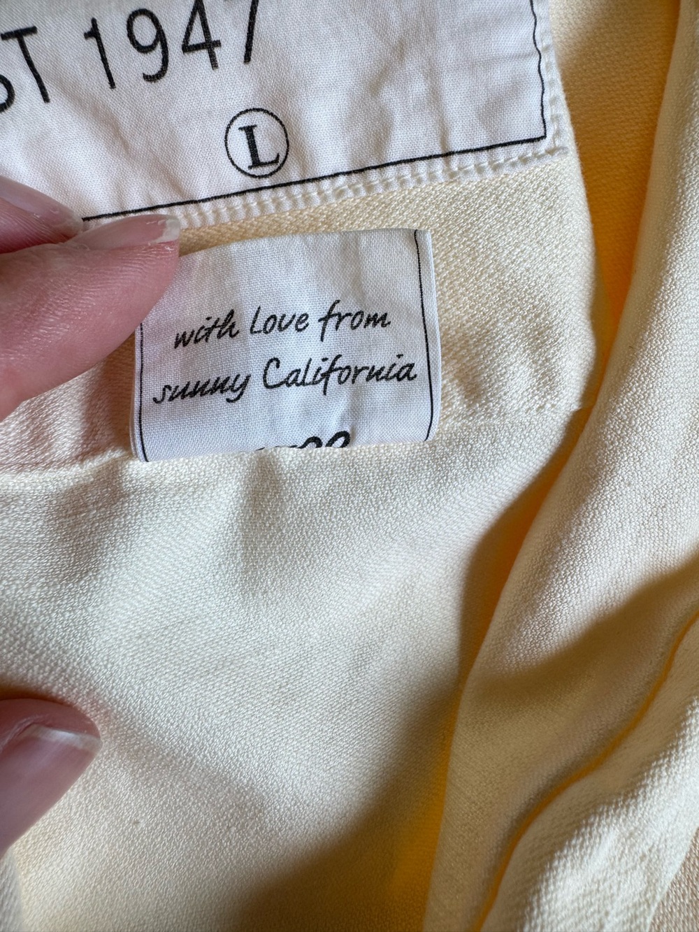 Frank & Eileen Mary Mary Classic Shirt Dress Daisy Denim Large Coastal Euro - Picture 12 of 16
